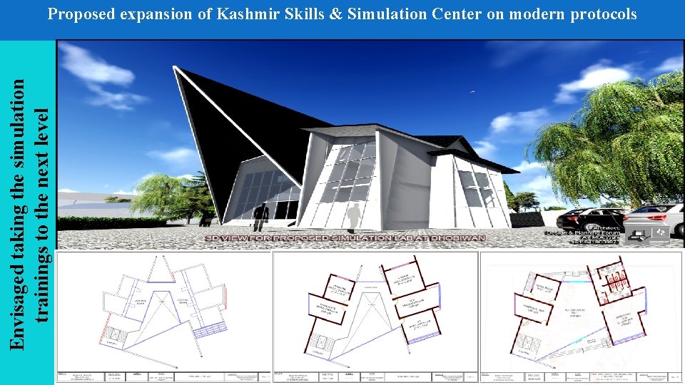 Envisaged taking the simulation trainings to the next level Proposed expansion of Kashmir Skills