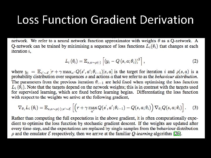 Loss Function Gradient Derivation 