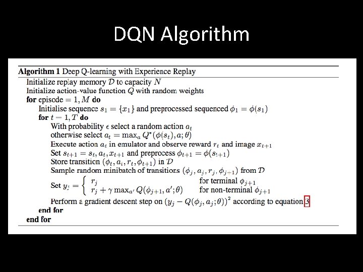 DQN Algorithm 