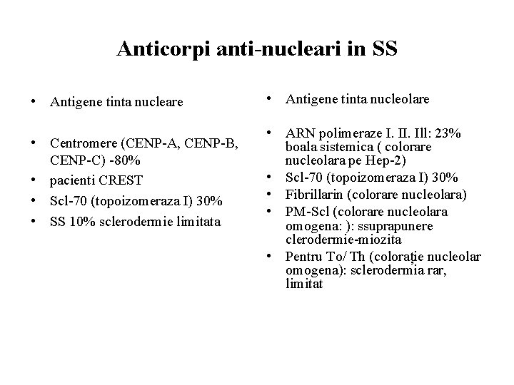anticorpi anti nucleari pentru durerile articulare