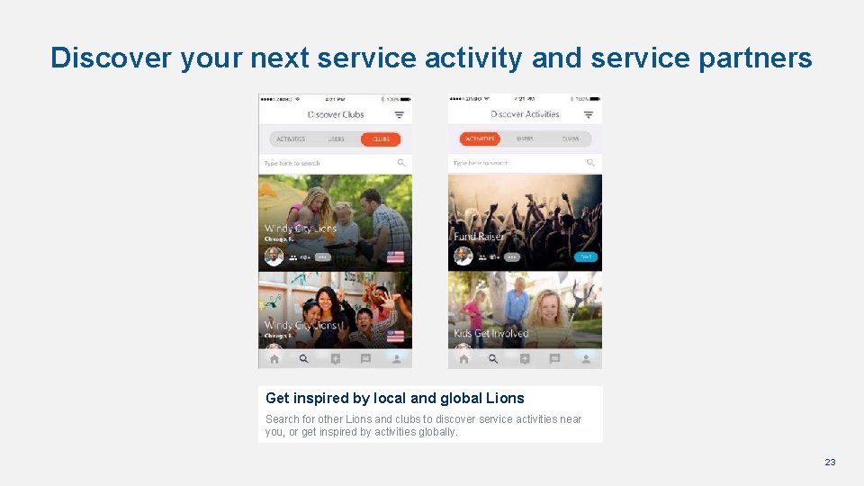 Discover your next service activity and service partners Get inspired by local and global