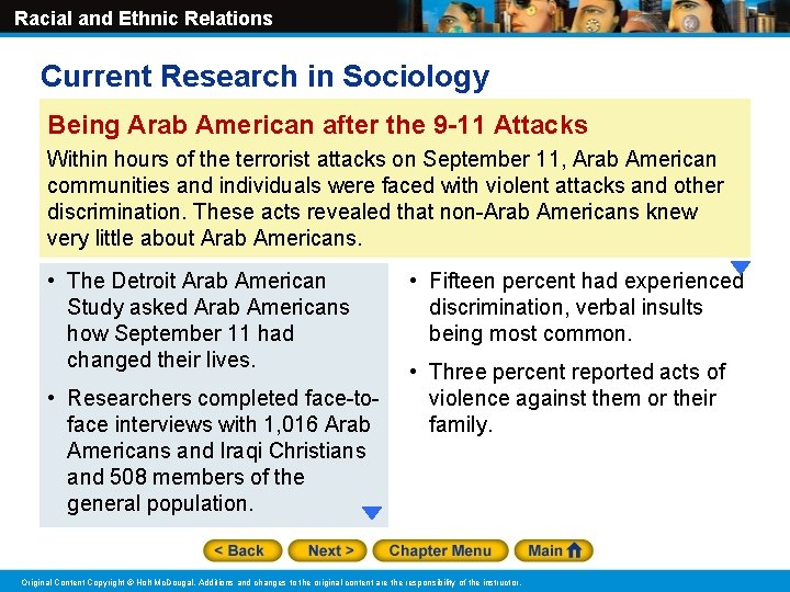 Racial and Ethnic Relations Current Research in Sociology Being Arab American after the 9 Racial and Ethnic Relations Current Research in Sociology Being Arab American after the 9