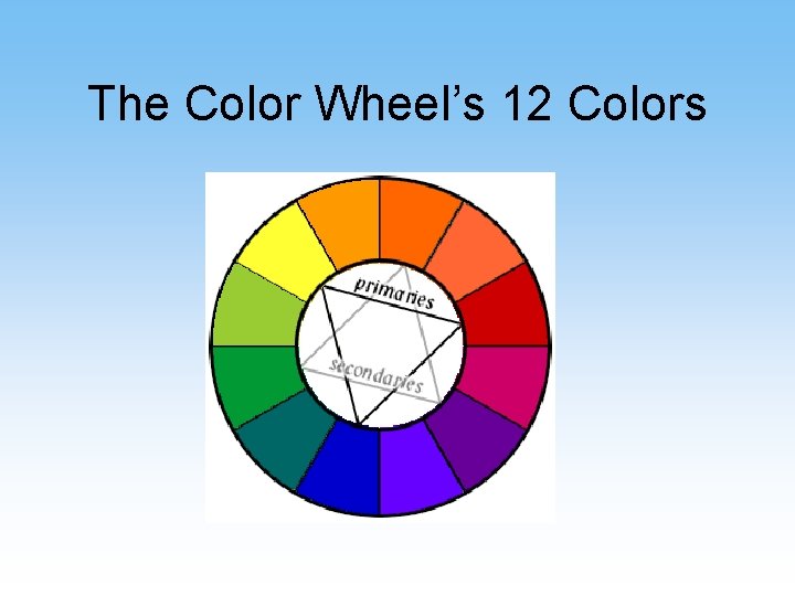 The Color Wheel’s 12 Colors 