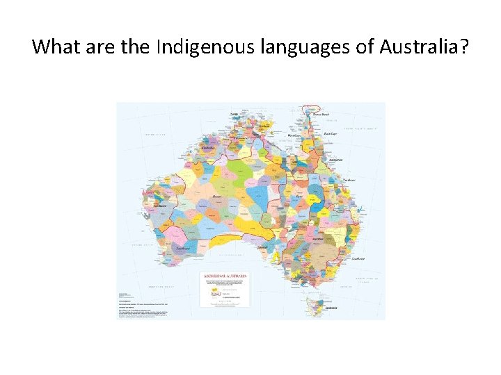 What are the Indigenous languages of Australia? 