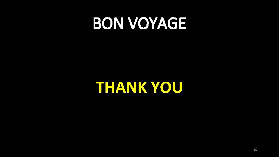 BON VOYAGE THANK YOU 67 