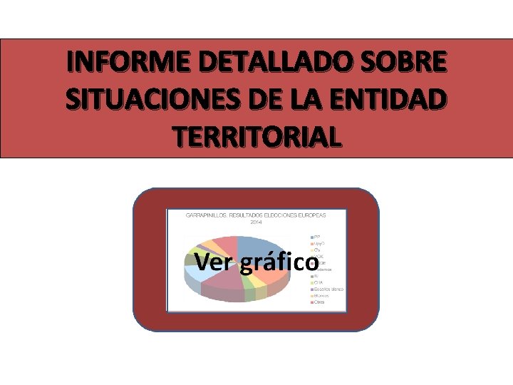 INFORME DETALLADO SOBRE SITUACIONES DE LA ENTIDAD TERRITORIAL 