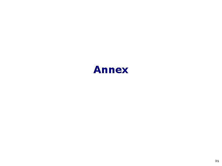 Annex 31 