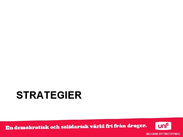 STRATEGIER 