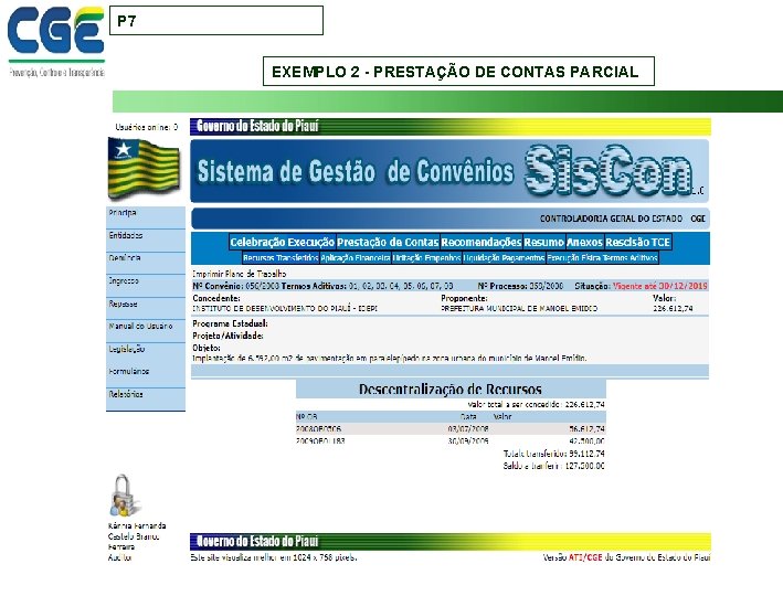 P 7 EXEMPLO 2 - PRESTAÇÃO DE CONTAS PARCIAL 24 