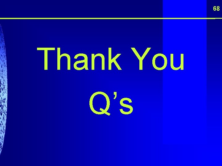 68 Thank You Q’s 