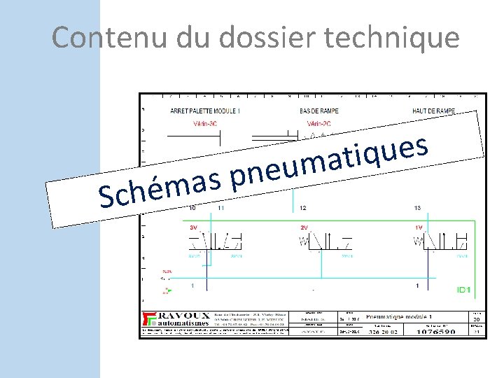 Contenu du dossier technique S n p s a m é h c s Contenu du dossier technique S n p s a m é h c s