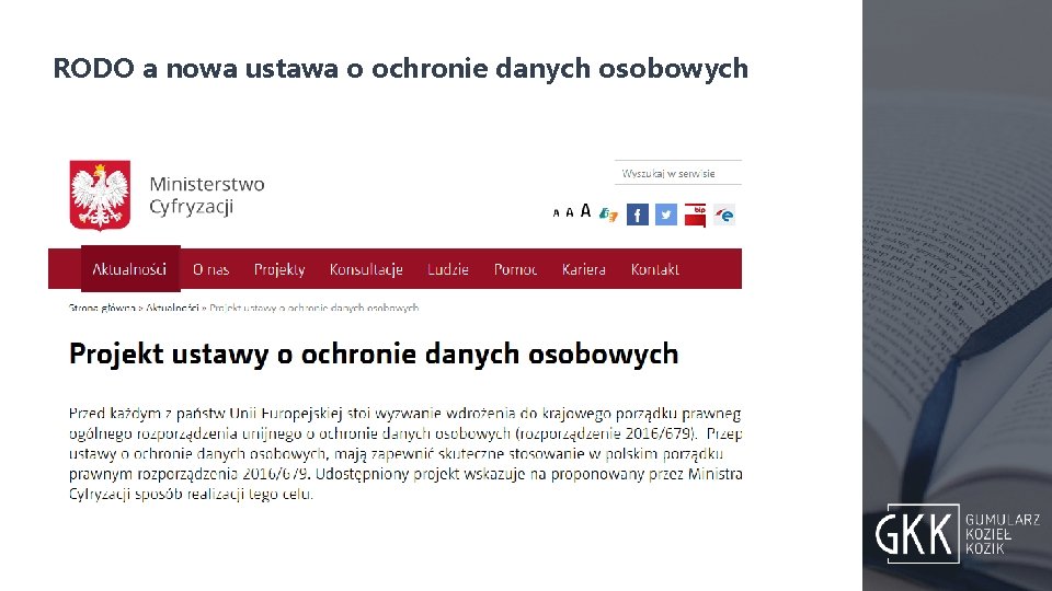 RODO a nowa ustawa o ochronie danych osobowych 