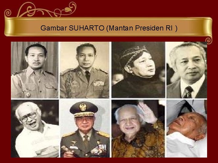 Gambar SUHARTO (Mantan Presiden RI ) 
