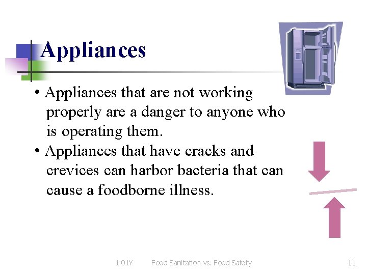 Appliances • Appliances that are not working properly are a danger to anyone who