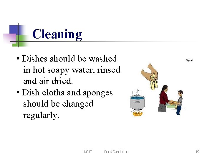 Cleaning • Dishes should be washed in hot soapy water, rinsed and air dried.