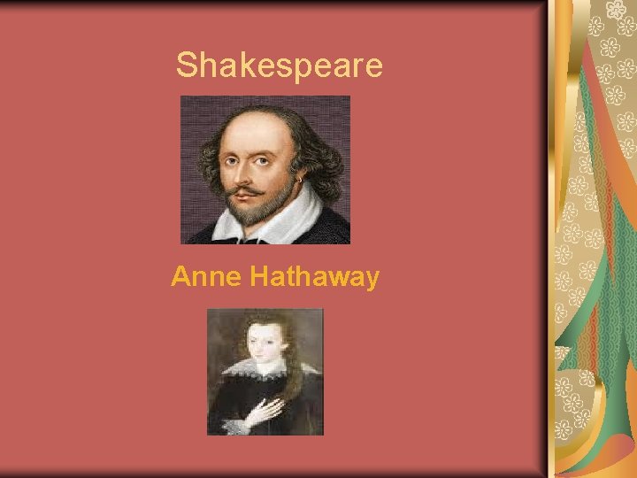 Shakespeare Anne Hathaway 