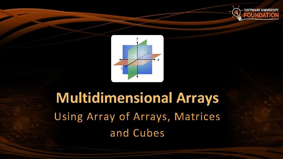 Multidimensional Arrays Using Array of Arrays, Matrices and Cubes 