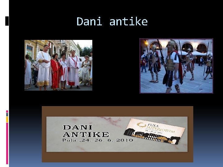 Dani antike 