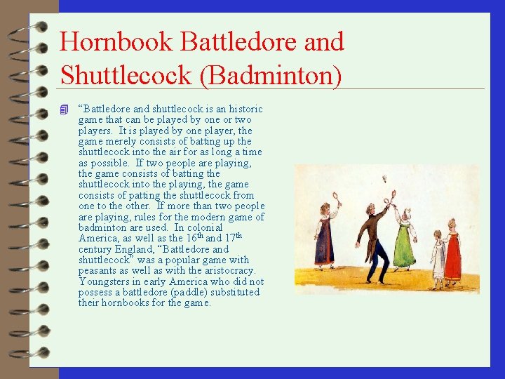 Outdoor Games Games 4 To Early Americans these