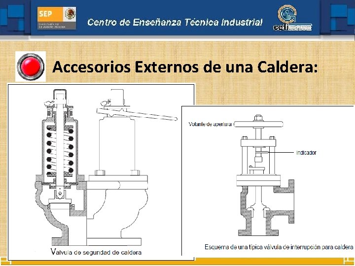 Accesorios Externos de una Caldera: 