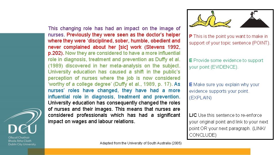 This changing role has had an impact on the image of nurses. Previously they