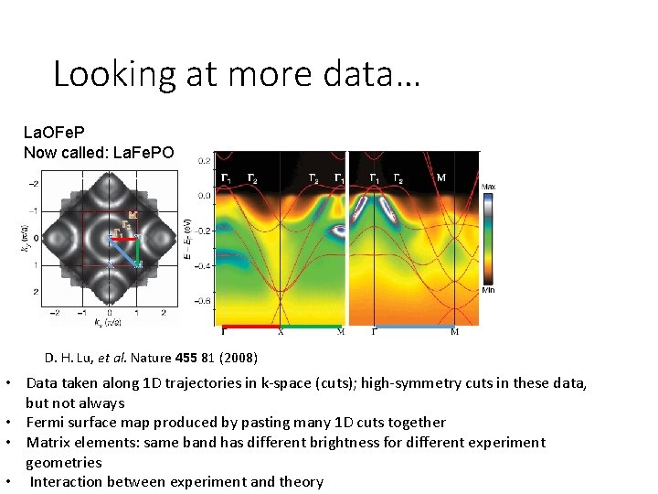 Looking at more data… La. OFe. P Now called: La. Fe. PO D. H.