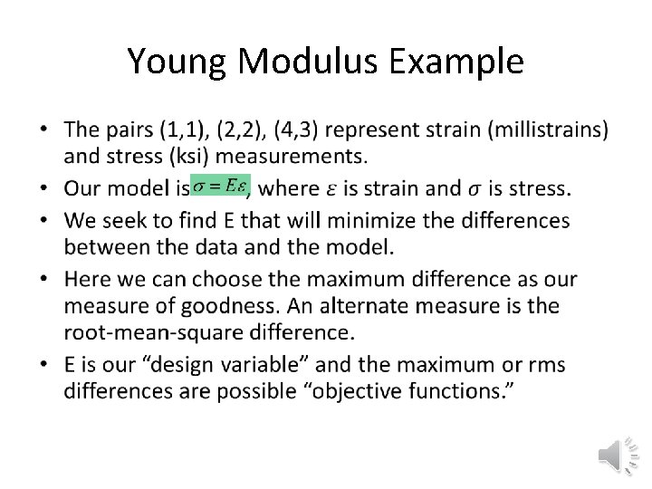 Young Modulus Example • 