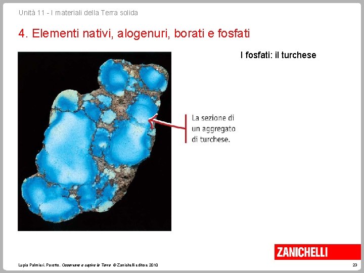 Unità 11 - I materiali della Terra solida 4. Elementi nativi, alogenuri, borati e