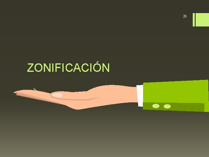 26 ZONIFICACIÓN 