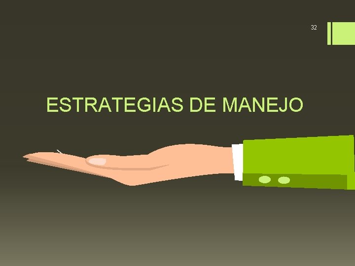 32 ESTRATEGIAS DE MANEJO 