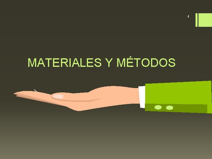 4 MATERIALES Y MÉTODOS 