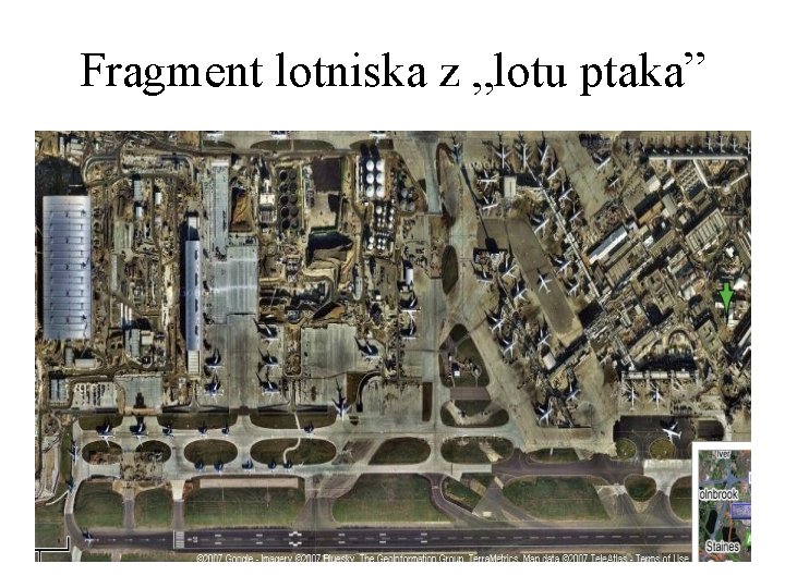 Fragment lotniska z „lotu ptaka” 