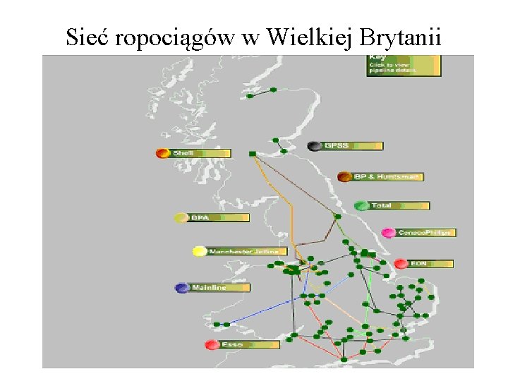 Sieć ropociągów w Wielkiej Brytanii 