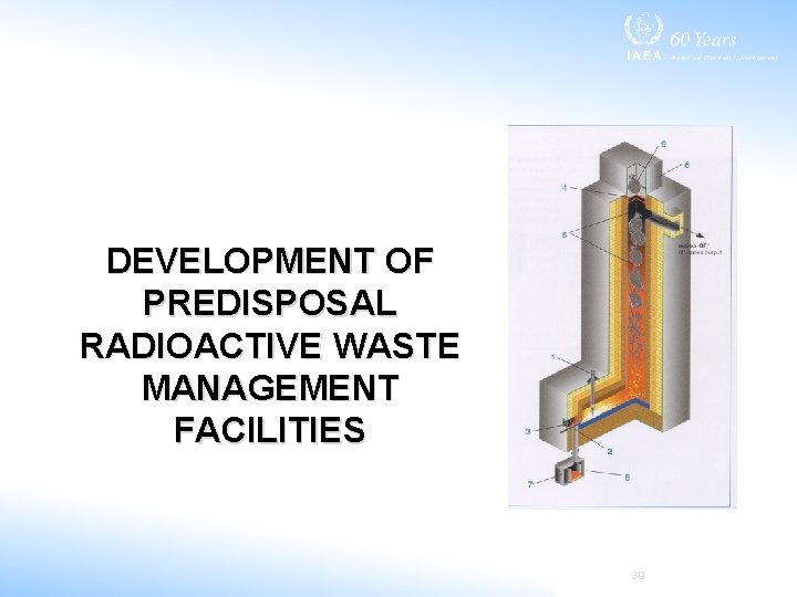 DEVELOPMENT OF PREDISPOSAL RADIOACTIVE WASTE MANAGEMENT FACILITIES 39 