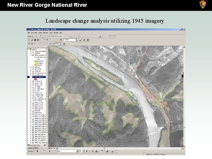 New River Gorge National River Landscape change analysis utilizing 1945 imagery 