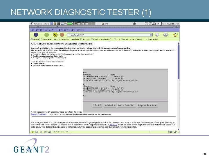 NETWORK DIAGNOSTIC TESTER (1) 46 