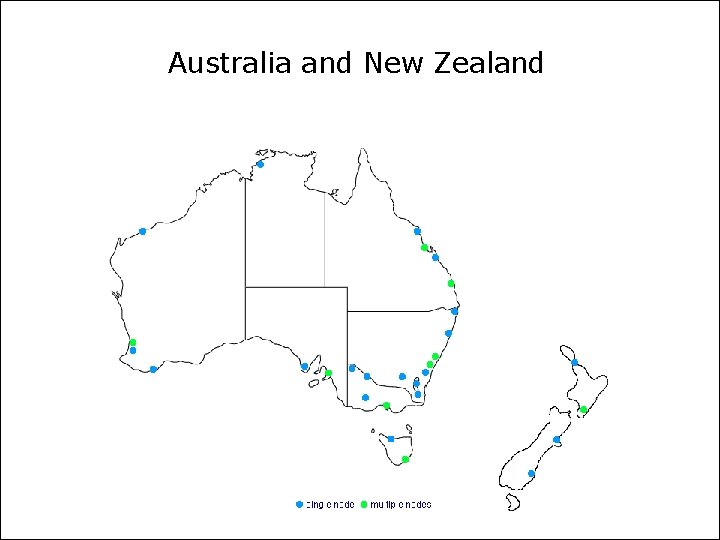 Australia and New Zealand 