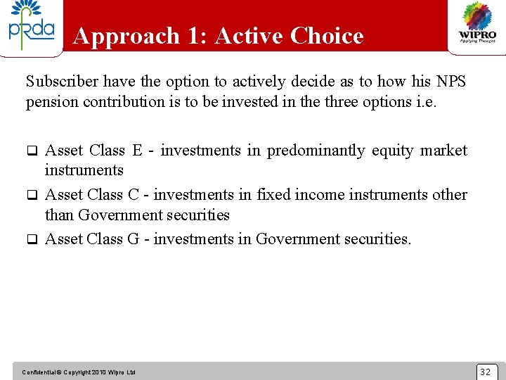 Approach 1: Active Choice Subscriber have the option to actively decide as to how