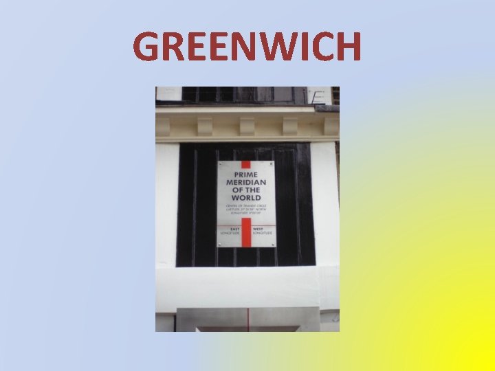 GREENWICH 