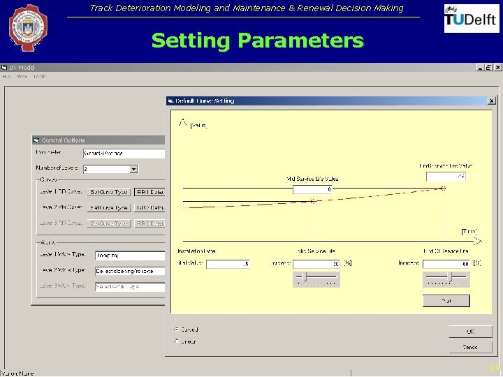 Track Deterioration Modeling and Maintenance & Renewal Decision Making Setting Parameters Stasha Jovanovic S. Track Deterioration Modeling and Maintenance & Renewal Decision Making Setting Parameters Stasha Jovanovic S.