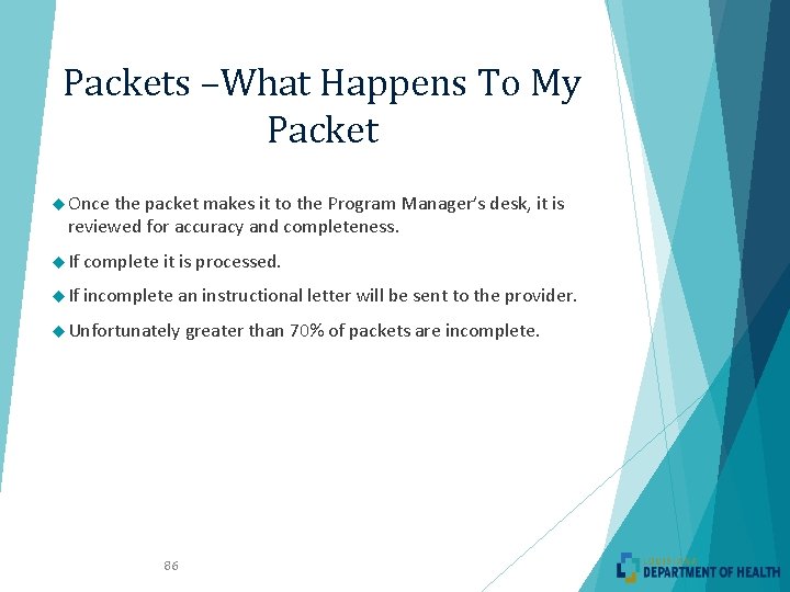 Packets –What Happens To My Packet Once the packet makes it to the Program