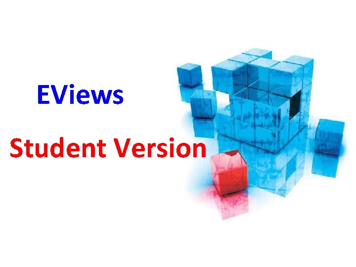 EViews Student Version 