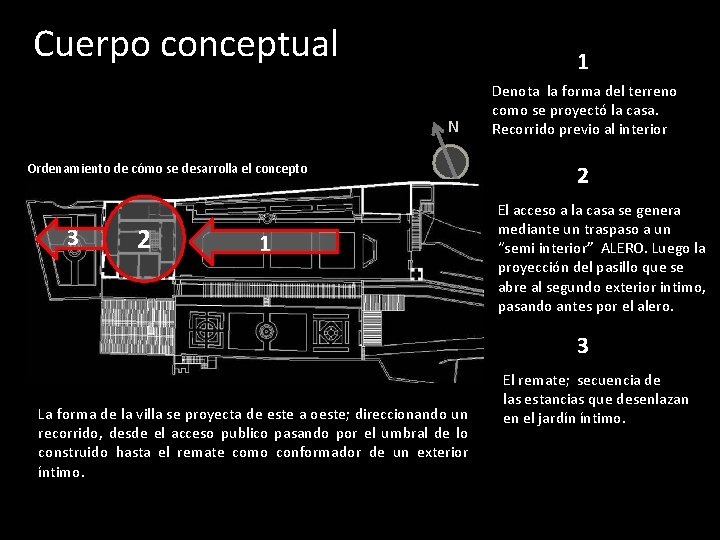 Cuerpo conceptual 1 N Ordenamiento de cómo se desarrolla el concepto 3 2 1