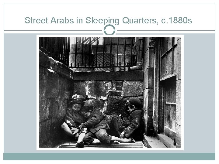 Street Arabs in Sleeping Quarters, c. 1880 s 
