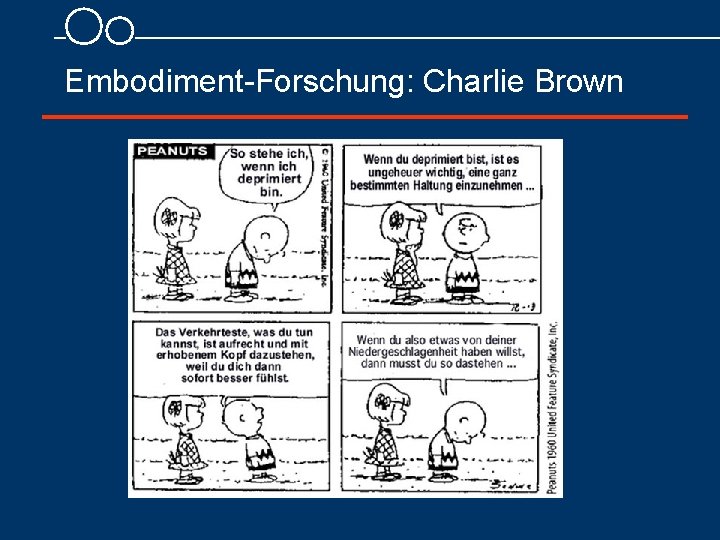 Embodiment Forschung: Charlie Brown 