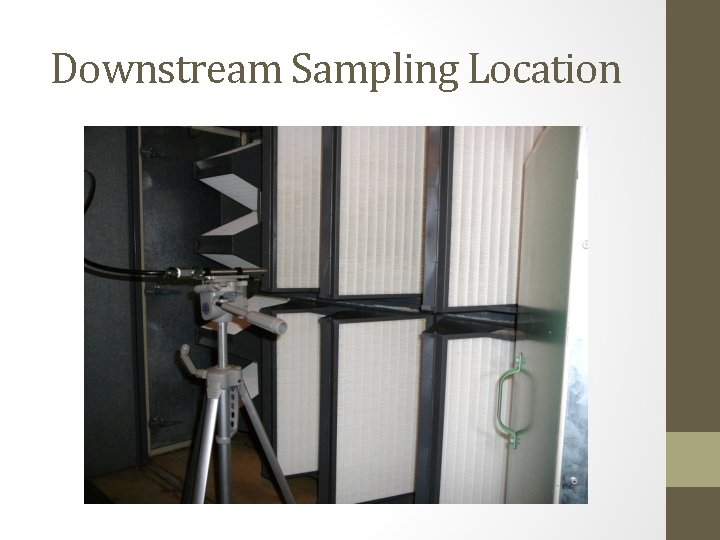Downstream Sampling Location 