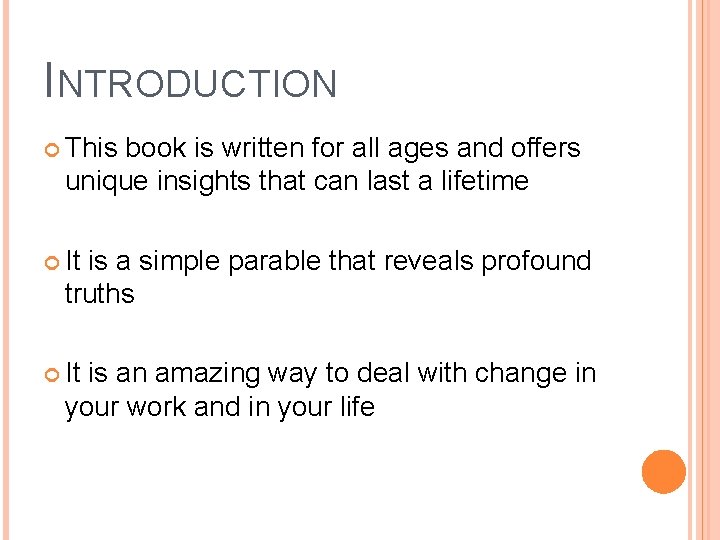 INTRODUCTION This book is written for all ages and offers unique insights that can INTRODUCTION This book is written for all ages and offers unique insights that can