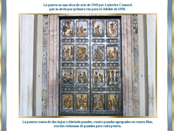 La puerta es una obra de arte de 1949 por Ludovico Consorti que se