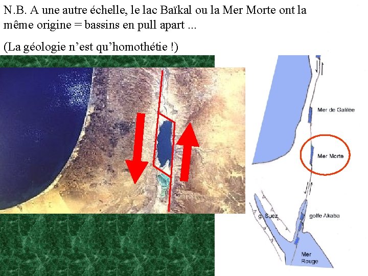 N. B. A une autre échelle, le lac Baïkal ou la Mer Morte ont