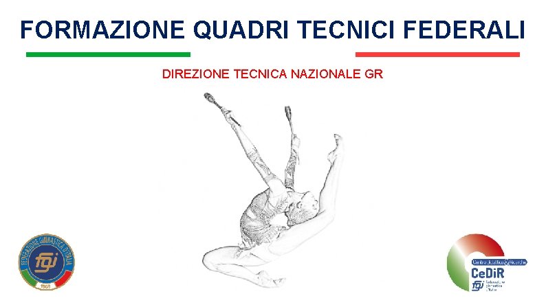 FORMAZIONE QUADRI TECNICI FEDERALI DIREZIONE TECNICA NAZIONALE GR 